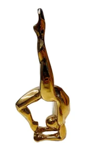 • مجسمه ژیمناستیک شیک برای دکور | تندیس ورزشی مدرن 28 سانتی  کد 3422