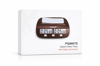 ساعت شطرنج دیجیتال LEAP مدل PQ9907S با قابلیت تأخیر (Delay) و پاداش زمانی (Bonus) کد 3691