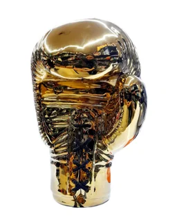 • تندیس دستکش بوکس طلایی مدل بنددار – نماد قدرت و پیروزی کد 2816