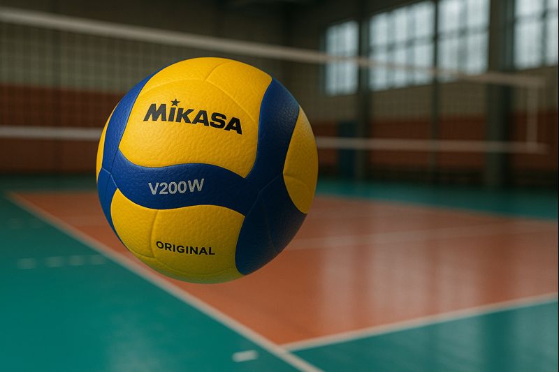 خرید توپ والیبال میکاسا اورجینال مدل V200 – توپ حرفه‌ای برای مسابقات والیبال