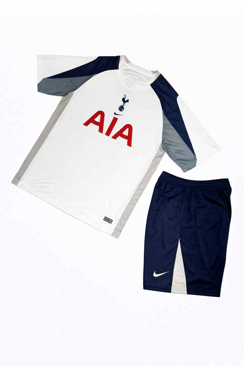 کیت تاتنهام هاتسپر سفید AIA اورجینال| لباس خانگی | ست پیراهن و شورت