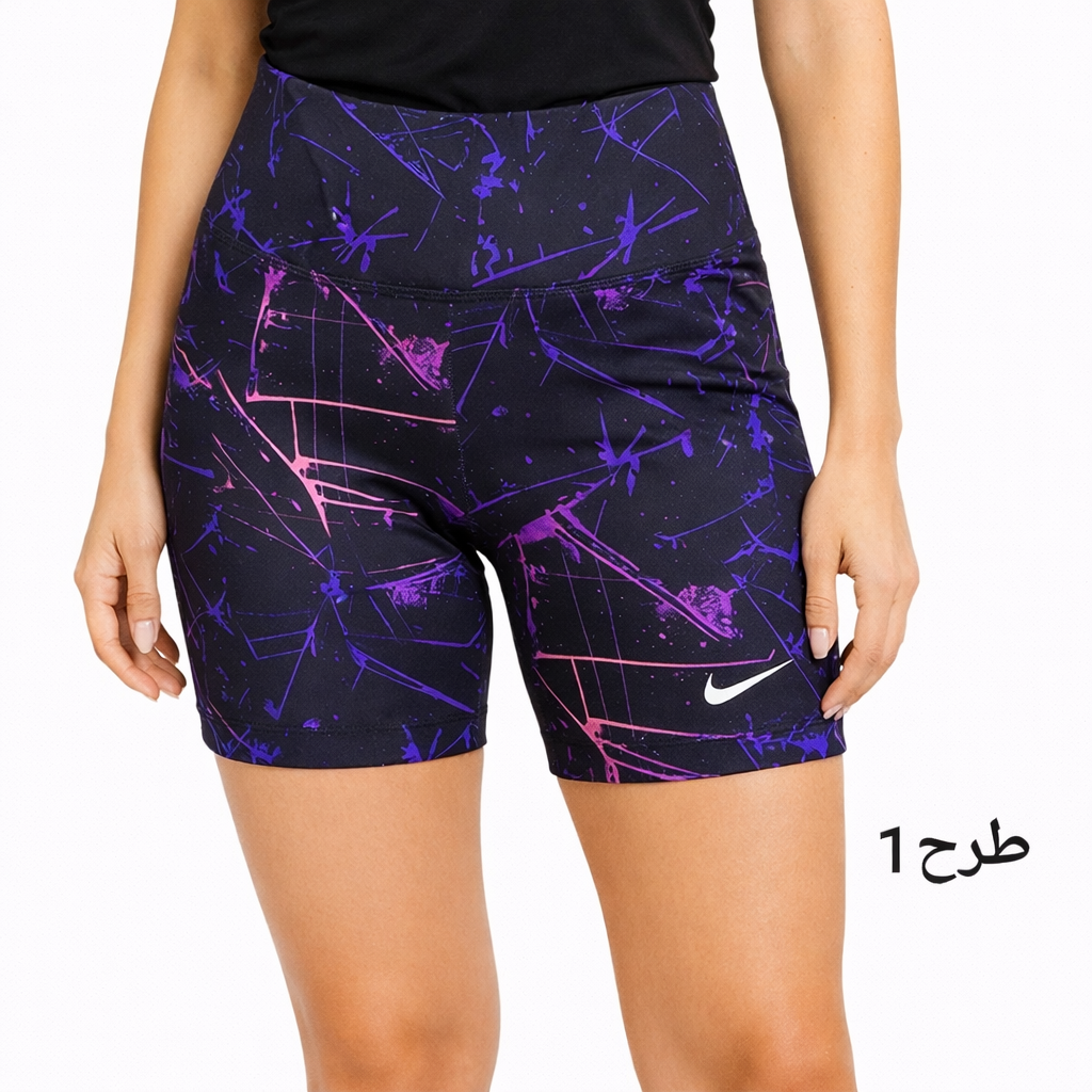 ⚡ شورت تمرینی زنانه طرح مدرن – کیفیت باشگاهی