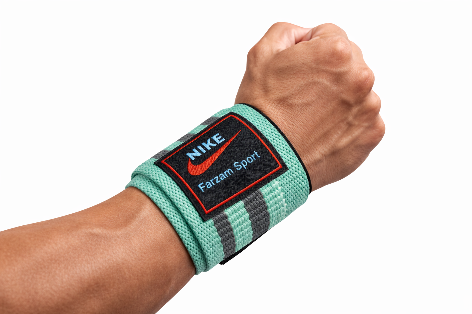 مچ‌بند بدنسازی حرفه‌ای Nike Farzam Sport – تثبیت مچ و کاهش فشارئ  کد 3489