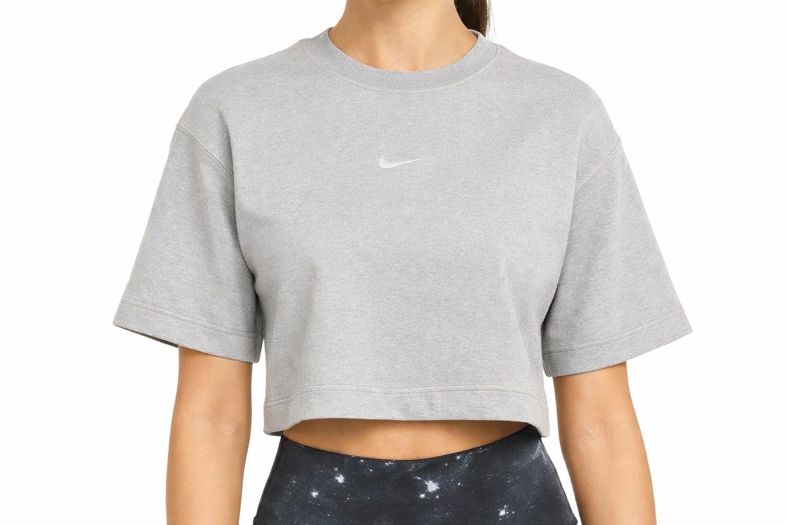 کراپ‌تیشرت نایک زنانه – مدل اسپرت جذب با لوگوی اورجینال