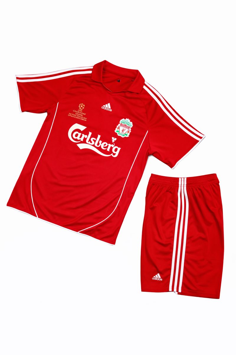 کیت لیورپول قرمز Carlsberg آدیداس اورجینال| ست تیشرت و شورت Liverpool Champions League
