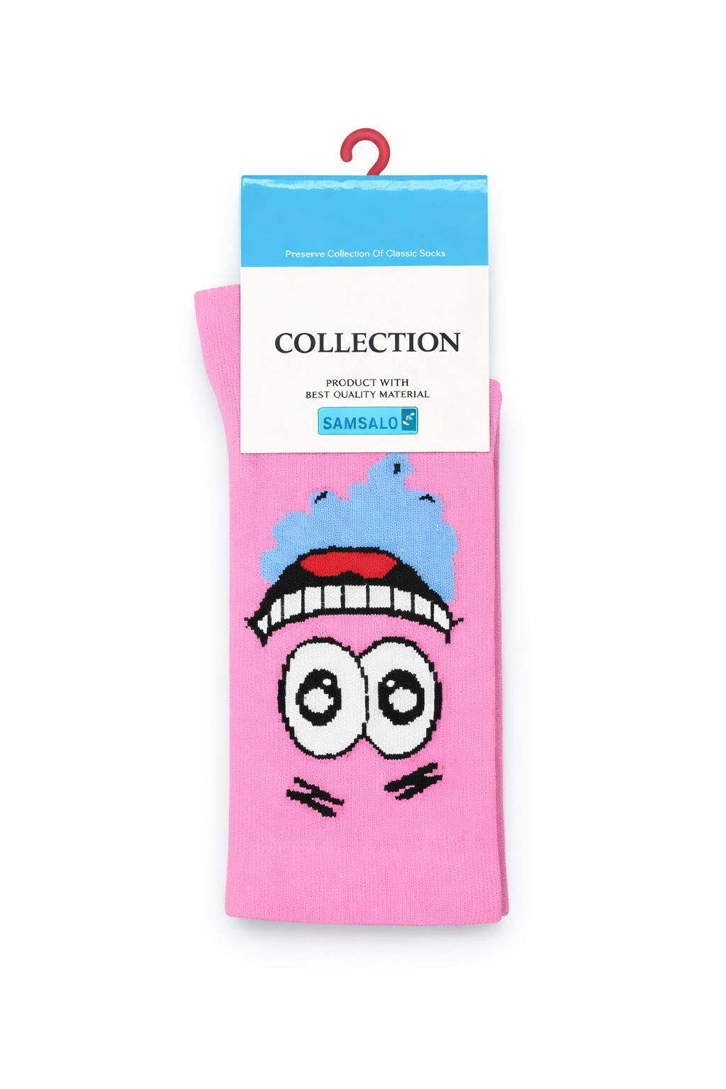 جوراب فانتزی صورتی پاتریک طرح کارتونی – کیفیت عالی اورجینال