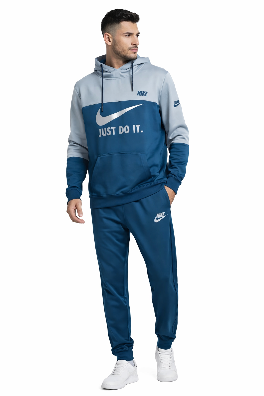 ست گرمکن و شلوار مردانه نایک (Nike) طرح JUST DO IT – اسپرت، شیک و مناسب استفاده روزمره