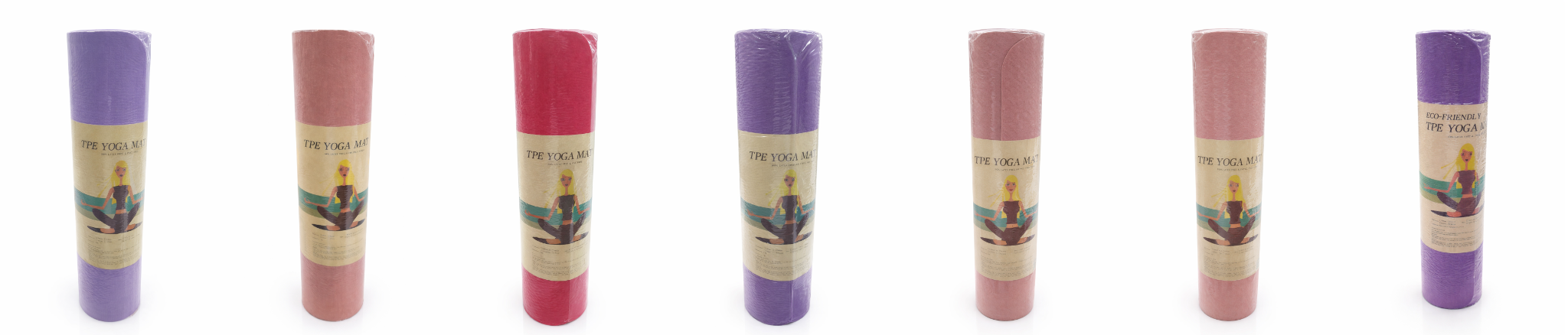 مت یوگا ۶ میل TPE | زیرانداز ورزشی سبک و ضدلغزش مناسب یوگا و پیلاتس