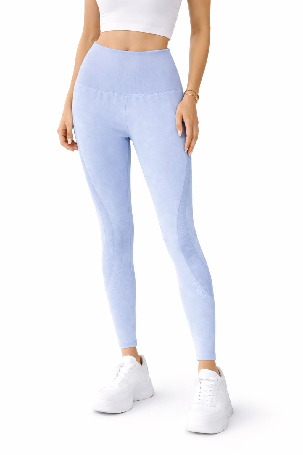 لگ ورزشی زنانه بدون درز (Seamless) | فیت حرفه‌ای، کمر پهن و مناسب تمرین و روزمره