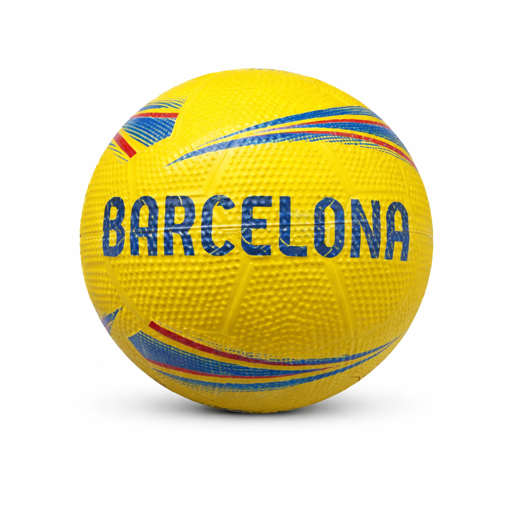 توپ فوتبال لاستیکی سایز 4 بتا طرح باشگاهی بارسلونا – دوام بالا، کنترل عالی و بهترین انتخاب برای هواداران کاتالان