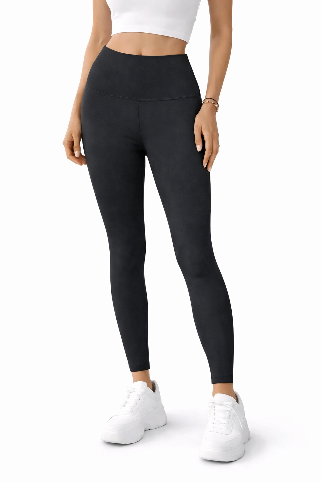 لگ ورزشی زنانه بدون درز فاق بلند وارداتی کمر گن | لگ Seamless فرم‌دهنده مناسب باشگاه و فیتنس