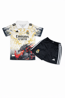 کیت بچگانه رئال مادرید طرح اژدها اورجینال| لباس خاص Real Madrid Kids 2023/2024
