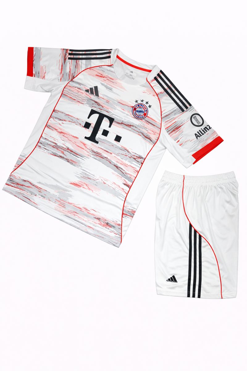 کیت بایرن مونیخ سفید 2020/2021 اورجینال| لباس دوم | ست پیراهن و شورت
