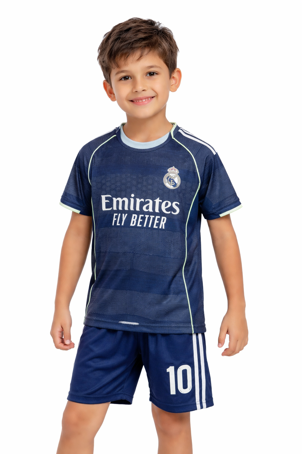 کیت ورزشی ست تیشرت و شورت پسرانه رئال مادرید | لباس فوتبال بچگانه