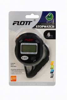 کرنومتر دیجیتال حرفه‌ای FLOTT مدل F-017 با صفحه نمایش LCD و عملکرد چندمنظوره