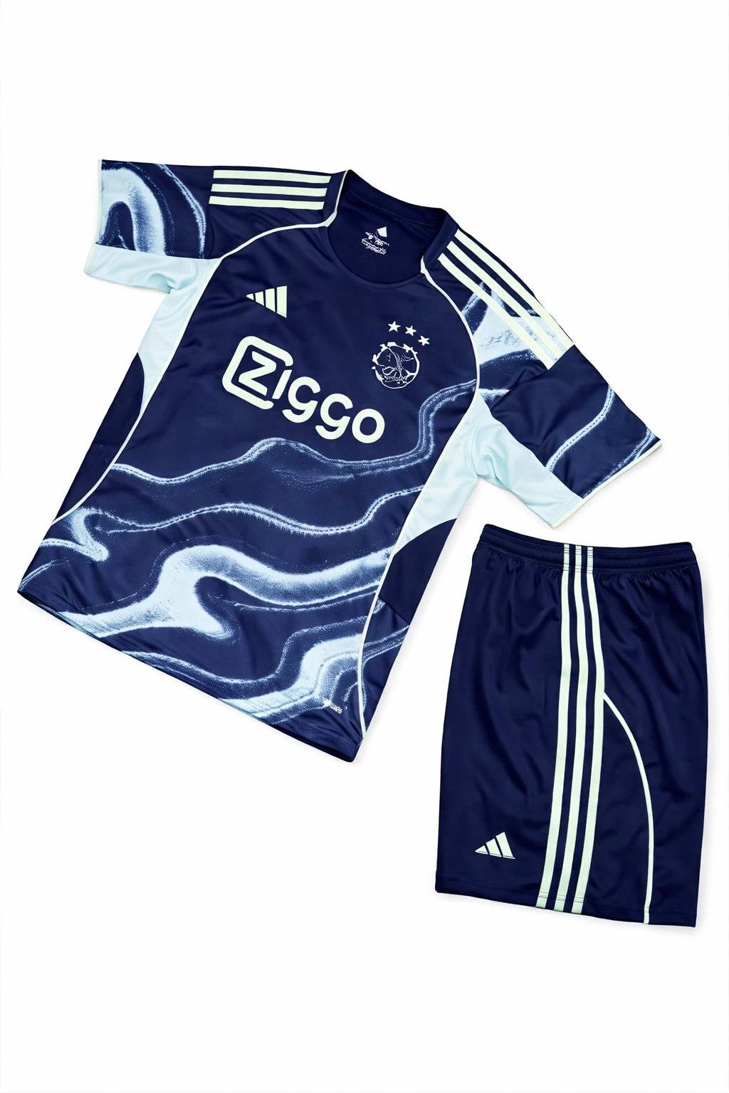 کیت سوم آژاکس Amsterdam Adidas سرمه‌ای طرح موجی فصل 2022–2023 اورجینال| لباس سوم Ajax