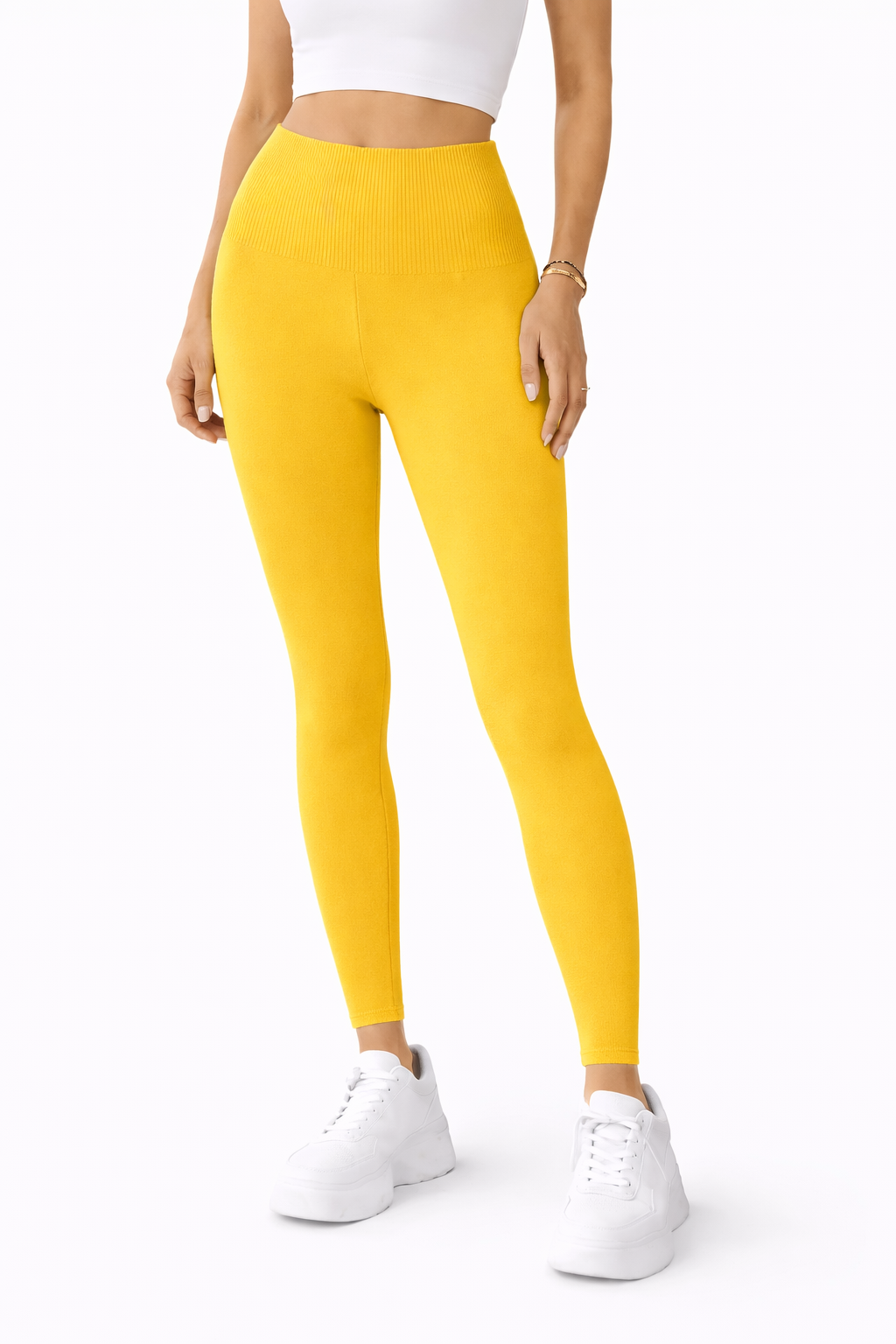 لگ ورزشی زنانه فاق بلند بدون درز وارداتی رنگ انبه ای| لگ اسپرت جذب مناسب تمرین و استفاده روزمره