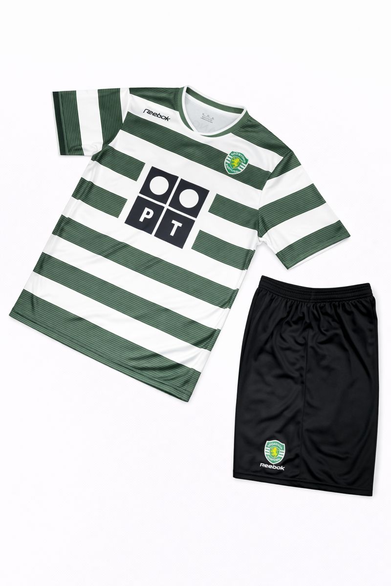 اسپورتینگ لیسبون Reebok سبز سفید اورجینال| لباس اول Sporting Lisbon