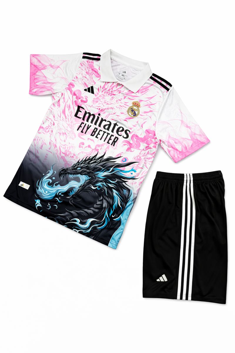 کیت فانتزی رئال مادرید Adidas طرح اژدها اورجینال| لباس خاص Real Madrid