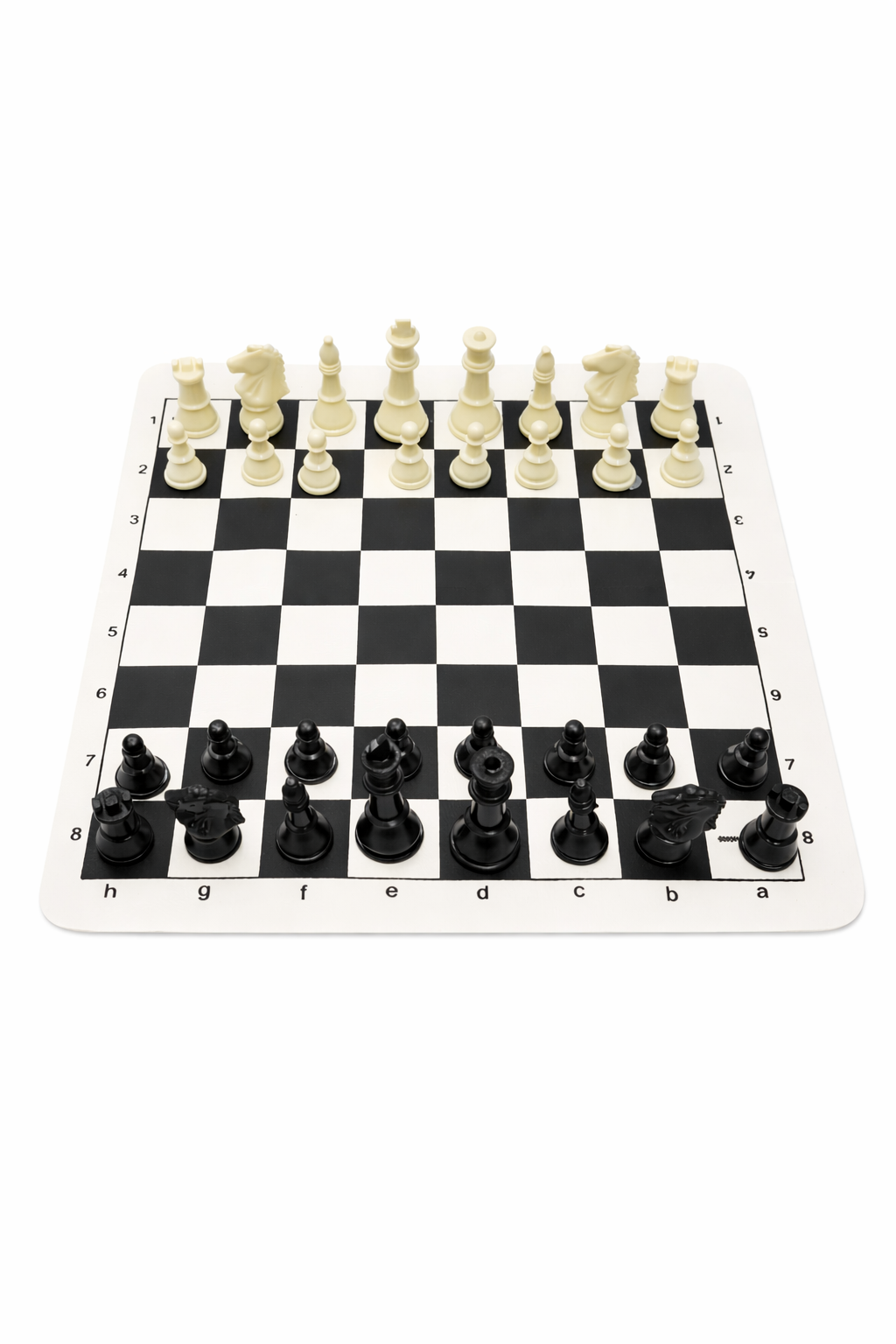 ست مهره شطرنج پلاستیکی داخل کیف زیپ‌دار | مهره شطرنج سبک و قابل حمل