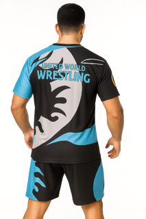 ست ورزشی کشتی United World Wrestling – مدل حرفه‌ای کد 3369