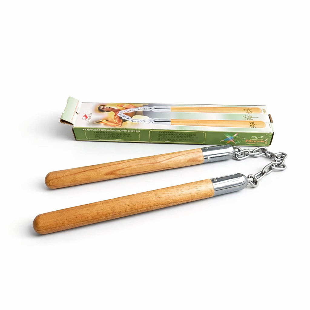 نانچیکو چوبی مدل Yingcal | نانچیکوی تمرینی مقاوم برای هنرهای رزمی