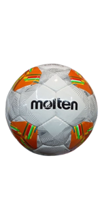 توپ فوتسال مولتن مدل طرح نارنجی مناسب برای تمرین حرفه‌ای داخل سالن کد 3539