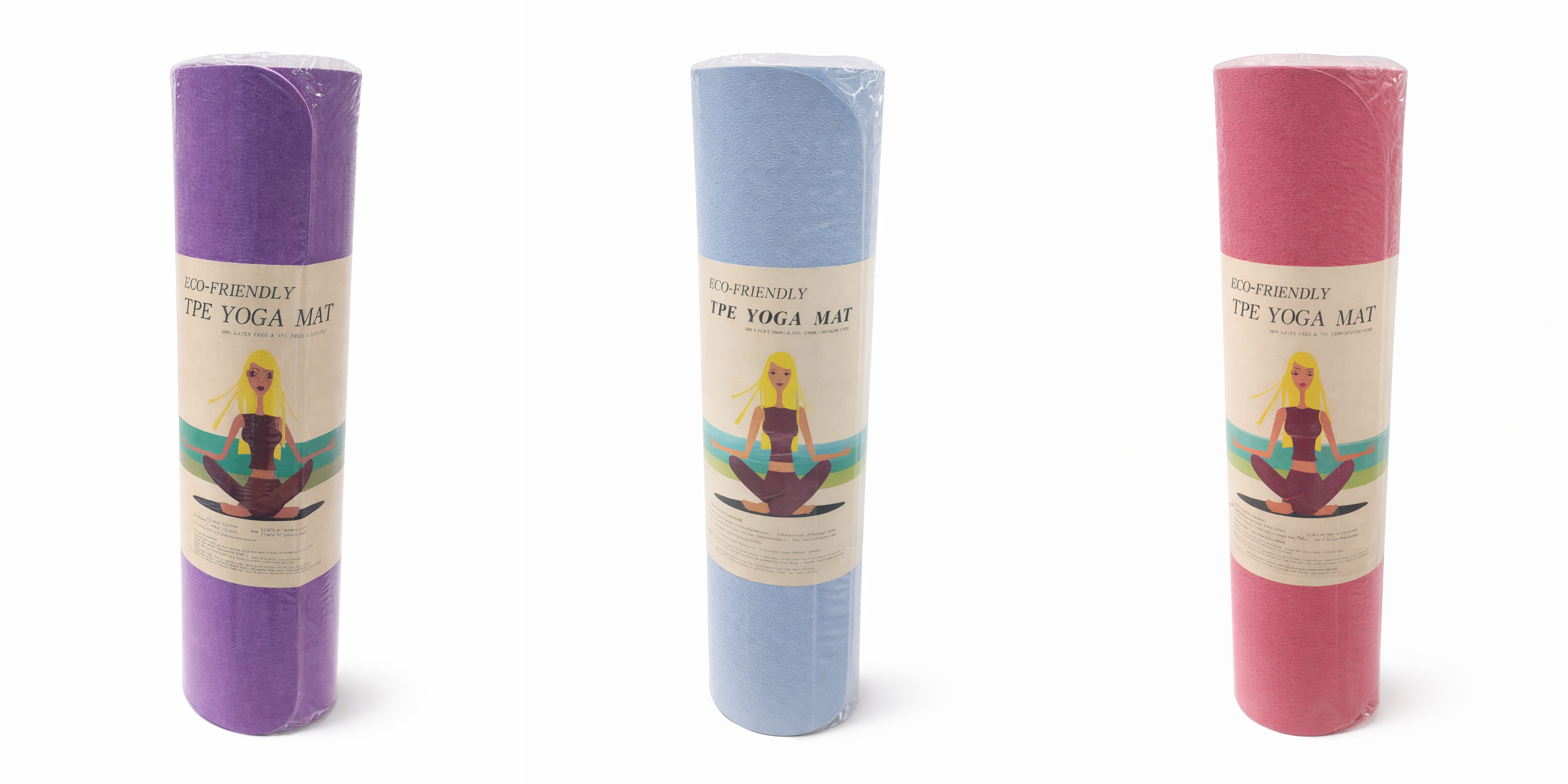 مت یوگا ۸ میل TPE | زیرانداز ورزشی ضدلغزش و سبک مخصوص یوگا و پیلاتس